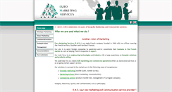 Desktop Screenshot of euro-marketingservices.com